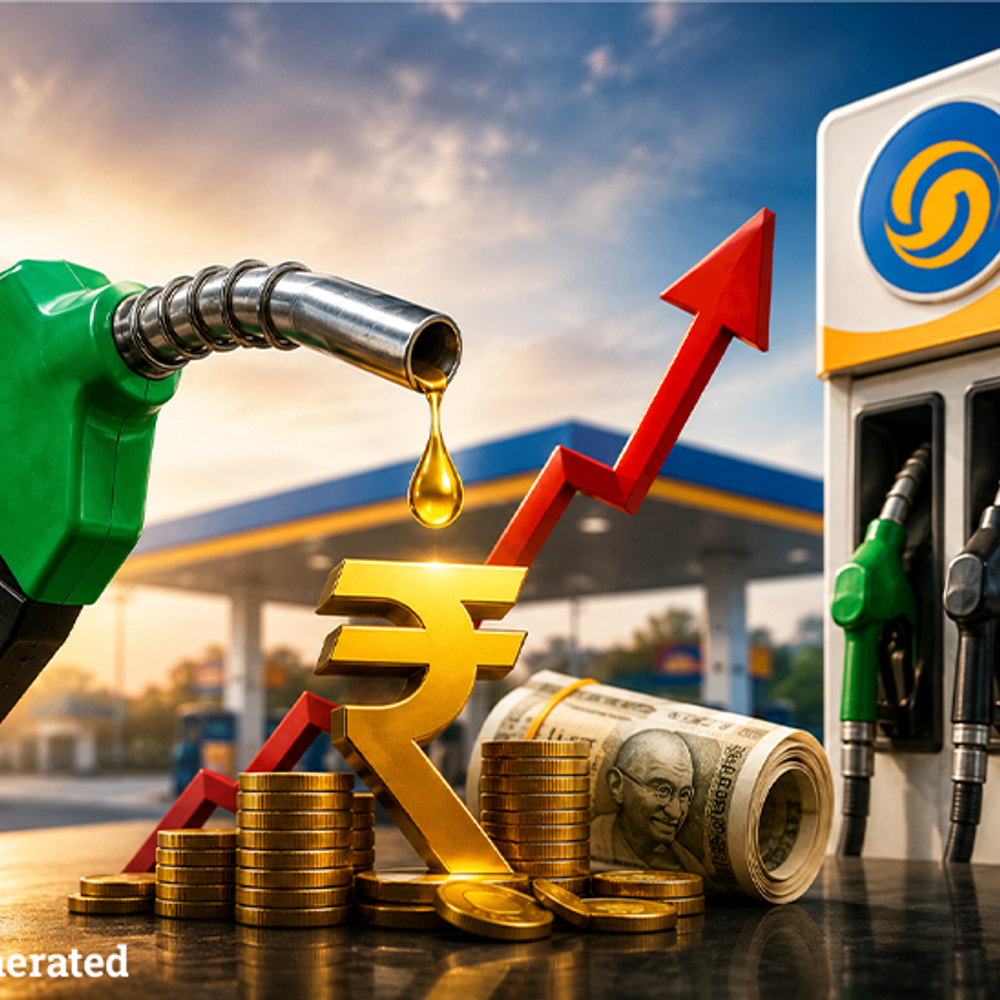 why-aren’t-fuel-prices-falling-in-india?:oil-firms-earn-₹10.5/litre-on-petrol,-₹11/litre-on-diesel-amid-falling-global-crude-prices