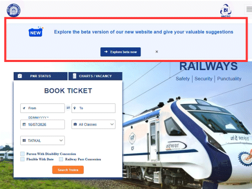irctc’s-new-ticket-booking-website-launched:all-class-seats-will-be-shown-together;-‘faster-checkout’-feature-will-be-available