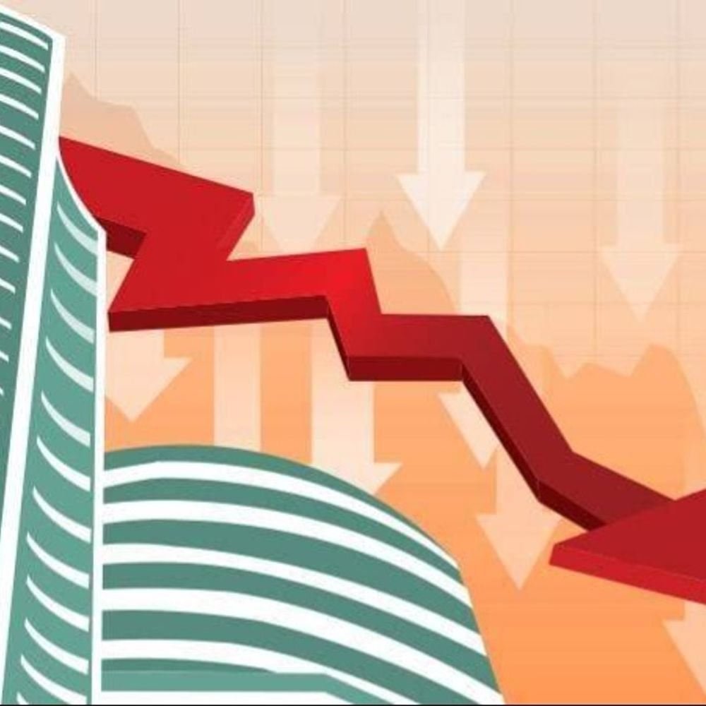 sensex-falls-by-100-points:trades-at-77,300,-nifty-falls-50-points-amid-heavy-selling-in-auto-and-metal-stocks