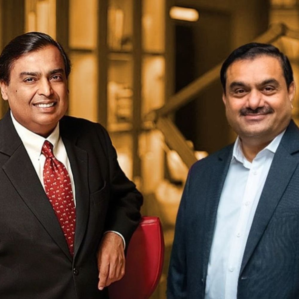 ambani,-adani-remain-india’s-richest-despite-₹1.41-lakh-crore-fall-in-income:fortune-india-top-100-rich-list-has-13-new-faces-56-industrialists