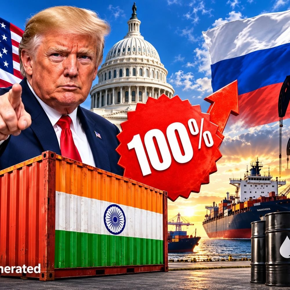 impact-of-trump’s-100%-tariffs-on-india:this-will-pressurise-india-to-sign-trade-deal-cause-severe-disruptions-in-exports,-say-experts
