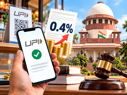 case-over-upi-transaction-charges-reaches-supreme-court:hearing-tomorrow-on-plea-challenging-decision-to-impose-0.4%-mdr