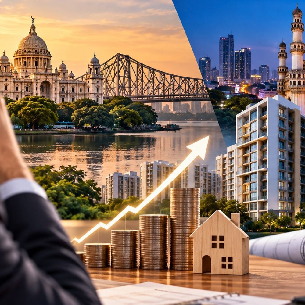 citizens-earn-highest-by-investing-in-properties-in-kolkata:rents-rise-at-fastest-rate-in-hyderabad;-factors-to-consider-before-investing-in-flats