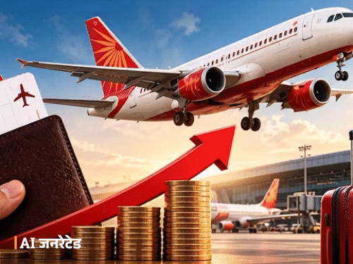 air-india’s-international-flights-to-cost-up-to-₹17,000-more:higher-charges-on-domestic-flights-too,-due-to-expensive-fuel;-indigo-has-already-raised-fares