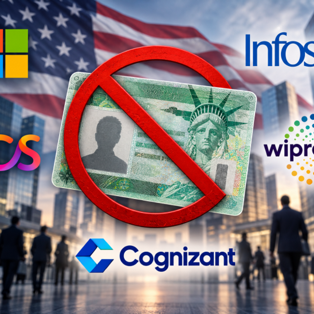 us-visa-chaos:microsoft,-infosys,-tcs,-wipro,-cognizant-suspended-from-green-card-programme-over-alleged-h-1b-abuse