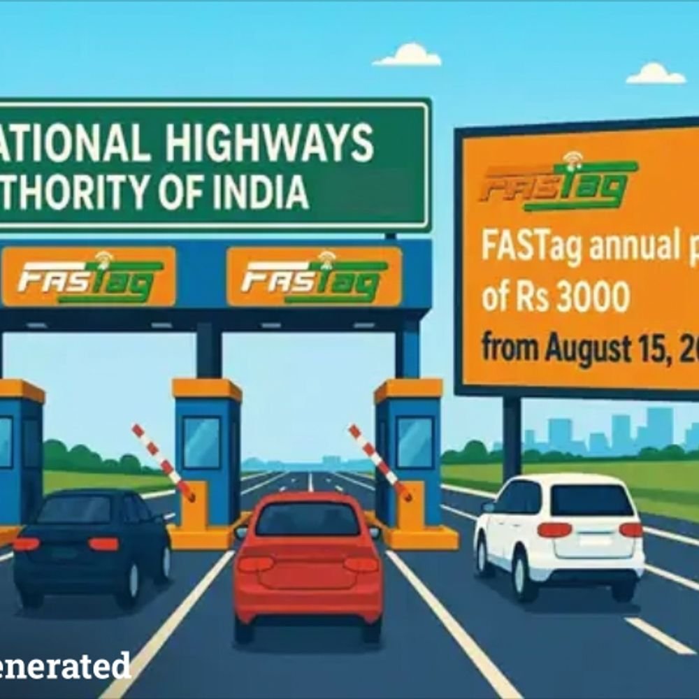 fastag-annual-pass-to-be-activated-within-2-hours:pay-₹3,075-for-a-year-and-cross-200-toll-plazas-free;-know-how-to-apply