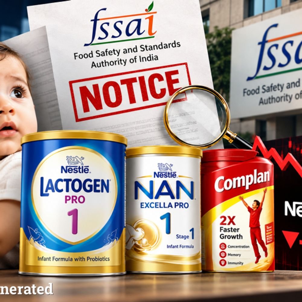 baby-food-products-come-under-govt-scanner:nestle’s-shares-fall-after-fssai-notice-on-lactogen;-complan-owner-instagram-influencer-also-face-heat