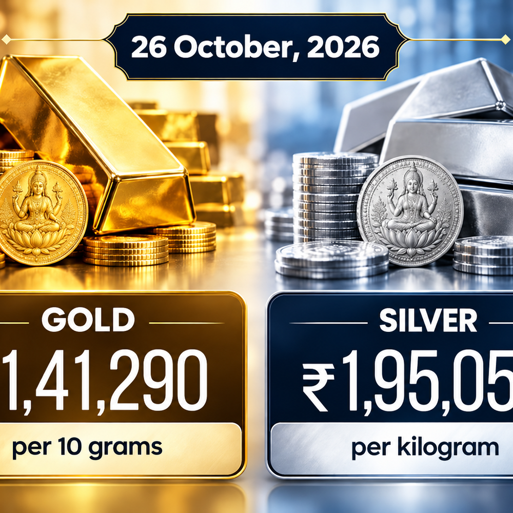 gold-prices-fall-today,-silver-becomes-costlier:gold-falls-₹340-to-₹1.41-lakh/10-gm;-silver-rises-₹635/kg