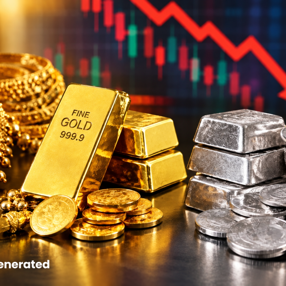 silver-₹6,678/kg-cheaper-today,-falls-₹37,000-in-one-month:10-grams-of-gold-falls-to-₹1.41-lakh-during-festive-season